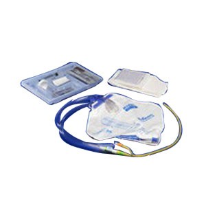 Kenguard Silicone-Coated 2-Way Foley Catheter Tray 18 Fr 5 cc
