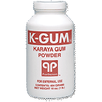 K-Gum Karaya Gum Powder 3 oz. Puff Bottle